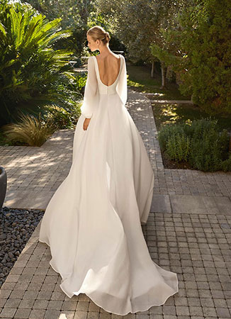 Vestido de novia elegante