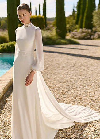 Vestido de novia elegante