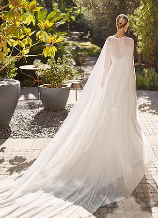 Vestido novia romántico