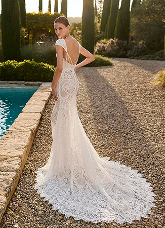 Vestido novia romántico